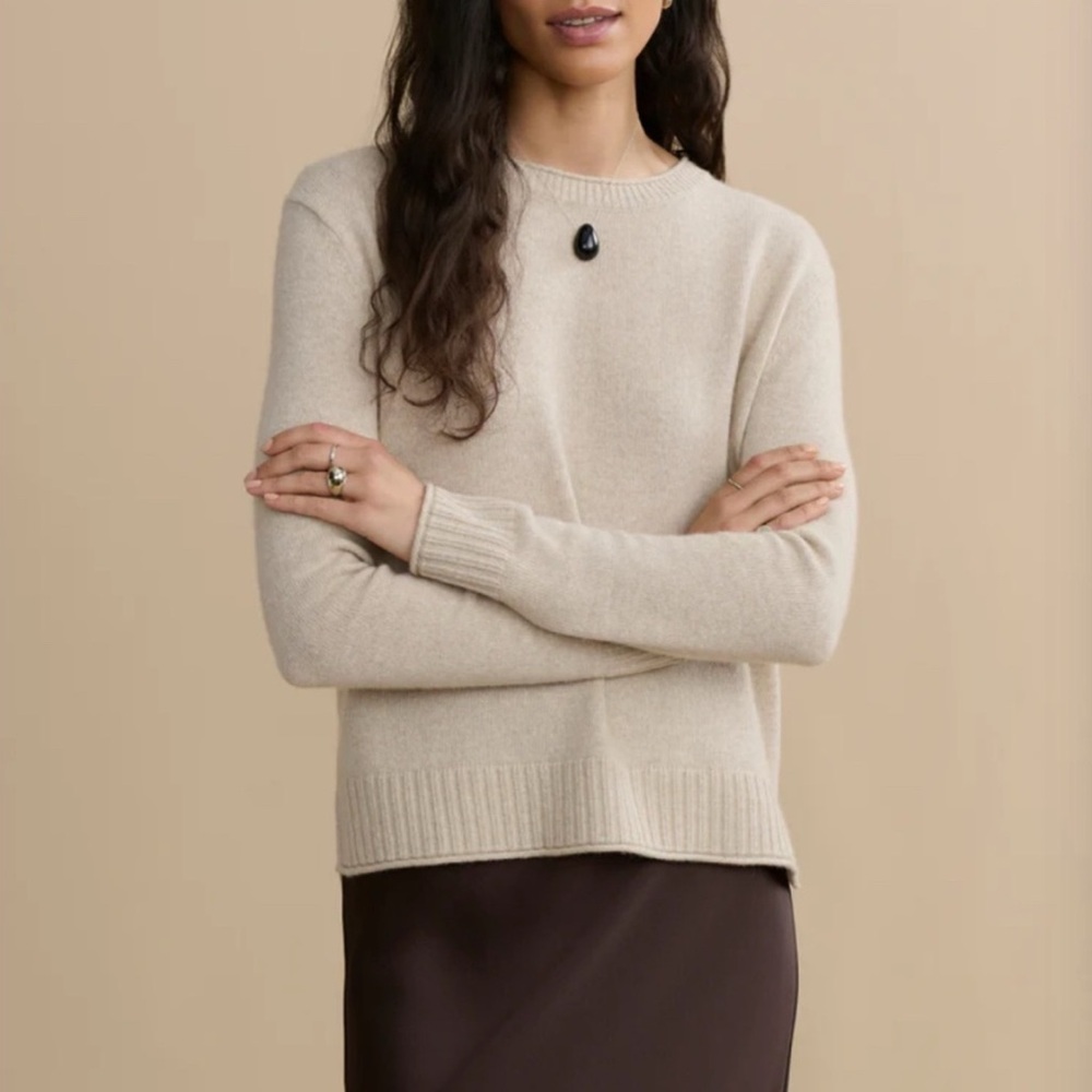 Jenni Kayne Everyday Sweater Size Small Wool Cashmere Blend